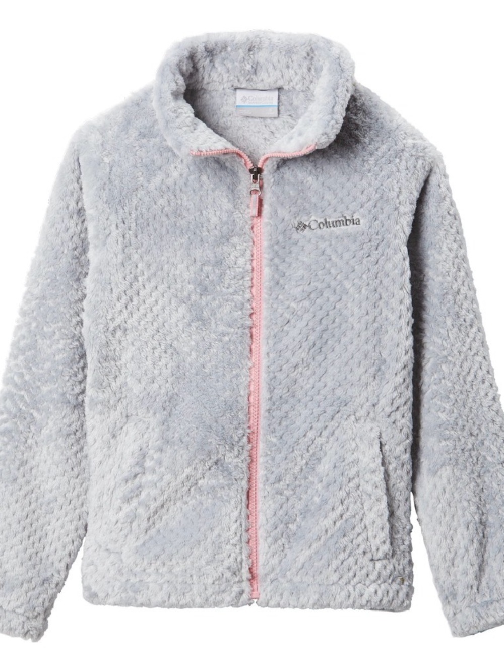 Columbia Kids Girls Fireside Sherpa zip up jacket warm cozy size small NWT